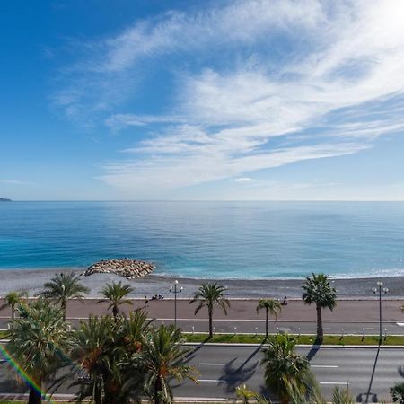 Sea Front - Panoramic Sea View Studio With Terrace Nizza Kültér fotó